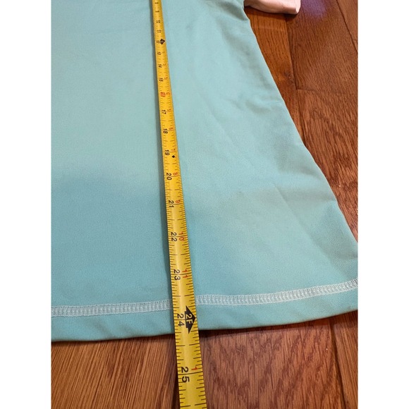 The North Face Girls UPF 50 Rash Guard Swim Shirt Turquoise White L/G 14/16 - Picture 3 of 7